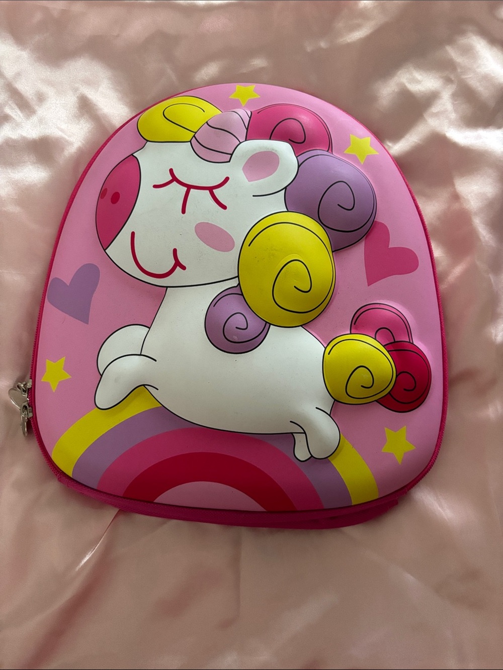 Kids Pink Backpack with Padded Straps